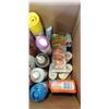 Image 2 : BOX OF TISSUE PAPER, AEROSOL AIR FRESHENER AND PLUGIN AIR FRESHENER