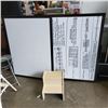 Image 1 : TWO WHITEBOARDS AND SMALL TWO STEP STOOL