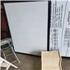 Image 3 : TWO WHITEBOARDS AND SMALL TWO STEP STOOL