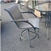 Image 2 : PATIO PUB TABLE WITH 2 CHAIRS