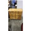Image 1 : 8 DRAWER PINE CHEST WITH PAIR OF MATCHING NIGHTSTANDS