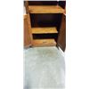 Image 2 : OAK STORAGE CABINET, 5FT TALL