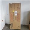 Image 2 : MONARCH FULL SIZE BEDFRAME - LINEN GREY, RETAIL $280