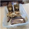 Image 1 : ASSORTED BRASS DECOR ITEMS