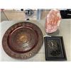 Image 1 : HIMALAYAN SALT ROCK, CLOCK AND PLATTER