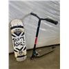 Image 1 : SCOOTER AND 'SKATE BOARD'