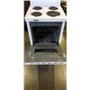 Image 4 : WHITE APARTMENT SIZE ELECTRIC STOVE, WORKING