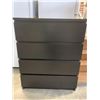 Image 1 : BLACK 4 DRAWER DRESSER