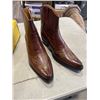 Image 2 : NEW MENS SIZE 7.5 BROWN ANKLE COWBOY BOOTS