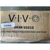 Image 2 : VIVO GRAY KIDS HEIGHT ADJUSTABLE DESK AND CHAIR