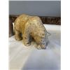 Image 3 : NEW CARVED SET OF 2 BEAR MARBLE FIGURES, RETAIL $299