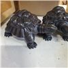 Image 2 : NEW SET OF 3 BLACK TURTLE CARVED FIGURES, RETAIL $329