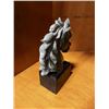 Image 3 : NEW CARVED GREEN HORSE MARBLE FIGURE, RETAIL $299