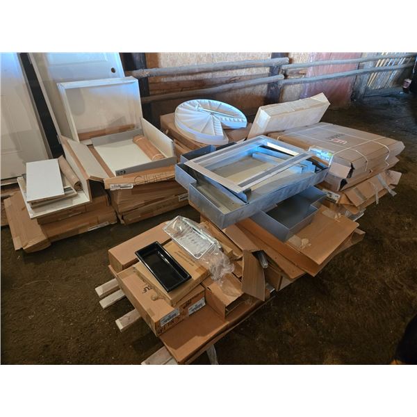 Kitchen Cabinet Accessories - 12 Lazy Susan Kits - Range Hood Rough ins - Drawer - Few Doors