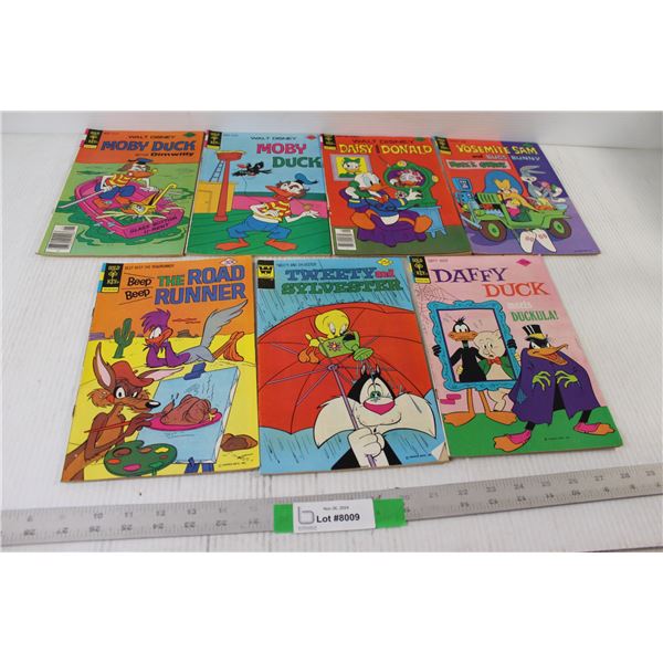 (3) Walt Disney Comics - Moby Duck, Daisy and Donald, (4) Warner Bros Comics - Bugs Bunny, Daffy Duc