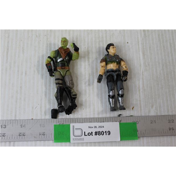 Fortnite Brainiac 4" Figurine, GI Joe Thrasher Figurine