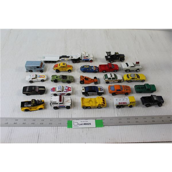 (22) Hotwheels and Matchbox Cars