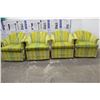 Image 1 : * 4X BID PRICE - Upholstered Swivel Rocking Chairs - 32" x 35" x 30"