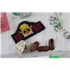 Image 3 : (2) Pins, Button, Keychain, (3) Mini Boots, Patch, Jewelry Box