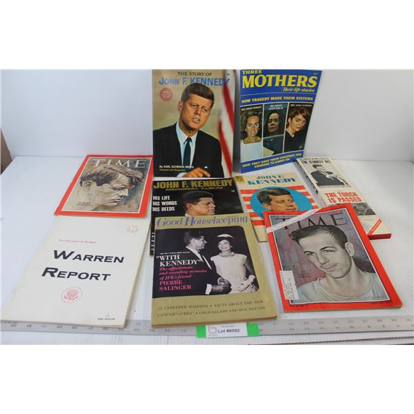 (10) Political Magazines and Books - JFK