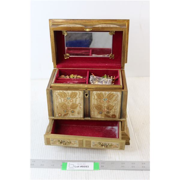 Music Jewelry Box, Costume Jewelry and Pins,