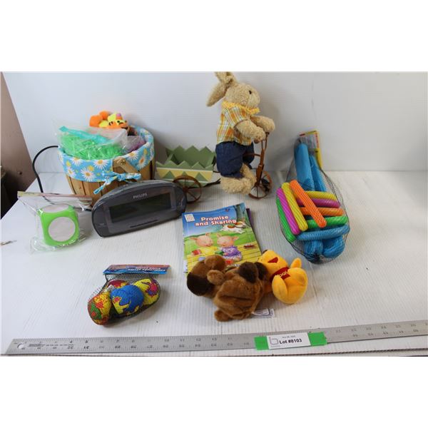 Stuffies, Toys, Alarm Clock - Tested Works