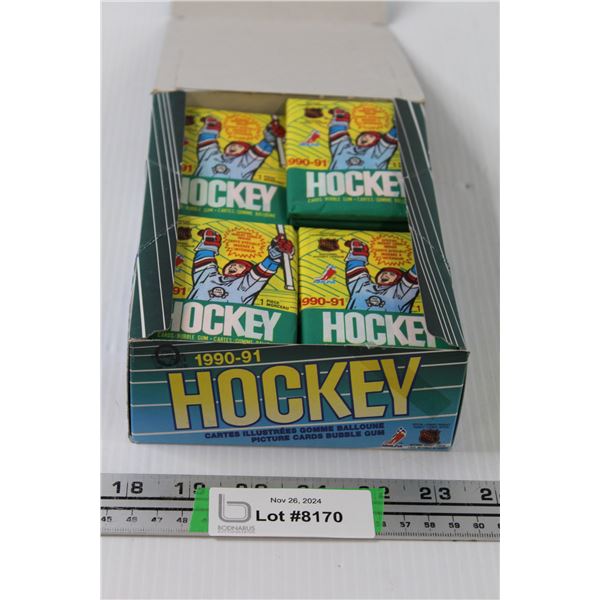 (40) NHL 1990-91 Hockey Card Packs in Box