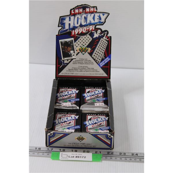 (18) Upper Deck 1990-91 Hockey Card Packs in Box