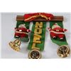 Image 3 : (4) Reindeer, Santa Bell Wall Decor, Snowballs for Sale Decor - Some Wear