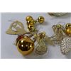 Image 3 : (30+) Gold Christmas Tree Ornaments - Assorted