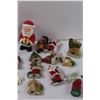 Image 2 : (30+) Christmas Magnets, Figurines, & Ornaments - Assorted