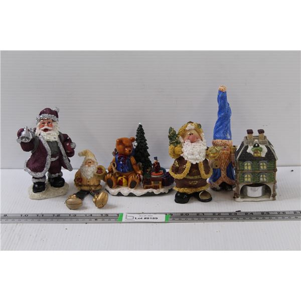 (6) Ceramic Christmas Figurines
