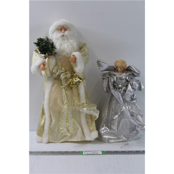 Santa & Angel Tree Toppers/Decor - Assorted Sizes