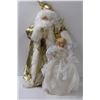 Image 3 : Santa & Angel Tree Toppers/Decor - Assorted Sizes & Various Christmas Wall Decor