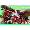 Image 3 : Christmas Various Ornaments in Basket, Bead Garland, Gold Garland