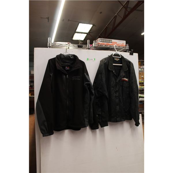 (2) Men's Jackets - Size Large - John Deere & Tirecraft