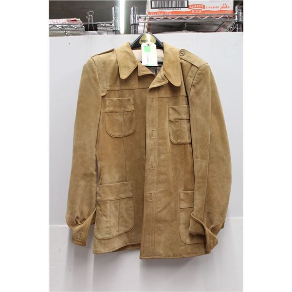 Men's Leather Jacket- Small