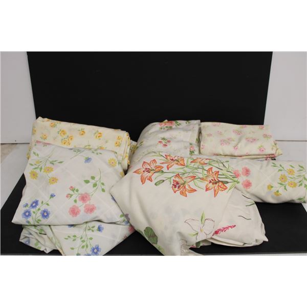 (5) Pillowcases, & (4) Standard Sheets & 1 Fitted sheet- Standard