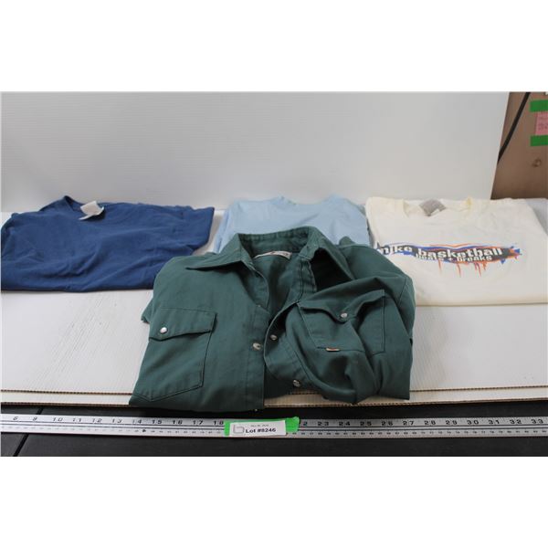 (4) Men's Shirts - Size XL - Some Wear, as Pictured
