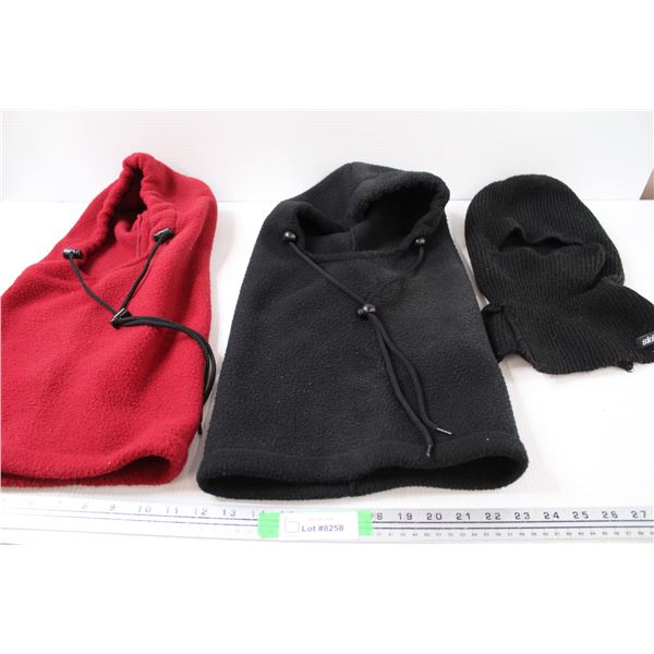 (3) Balaclavas - One Size Fits All