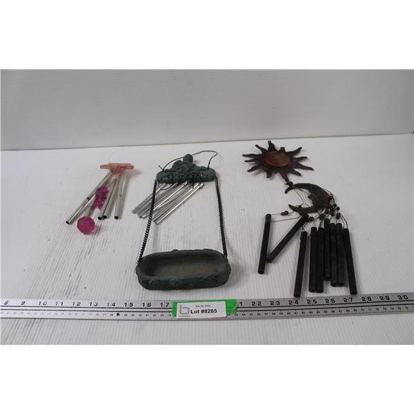 (3) Wind Chimes - Assorted Sizes