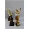 Image 2 : (6) Curling & Golf & Baseball Trophies - Assorted Sizes