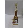 Image 3 : (6) Curling & Golf & Baseball Trophies - Assorted Sizes