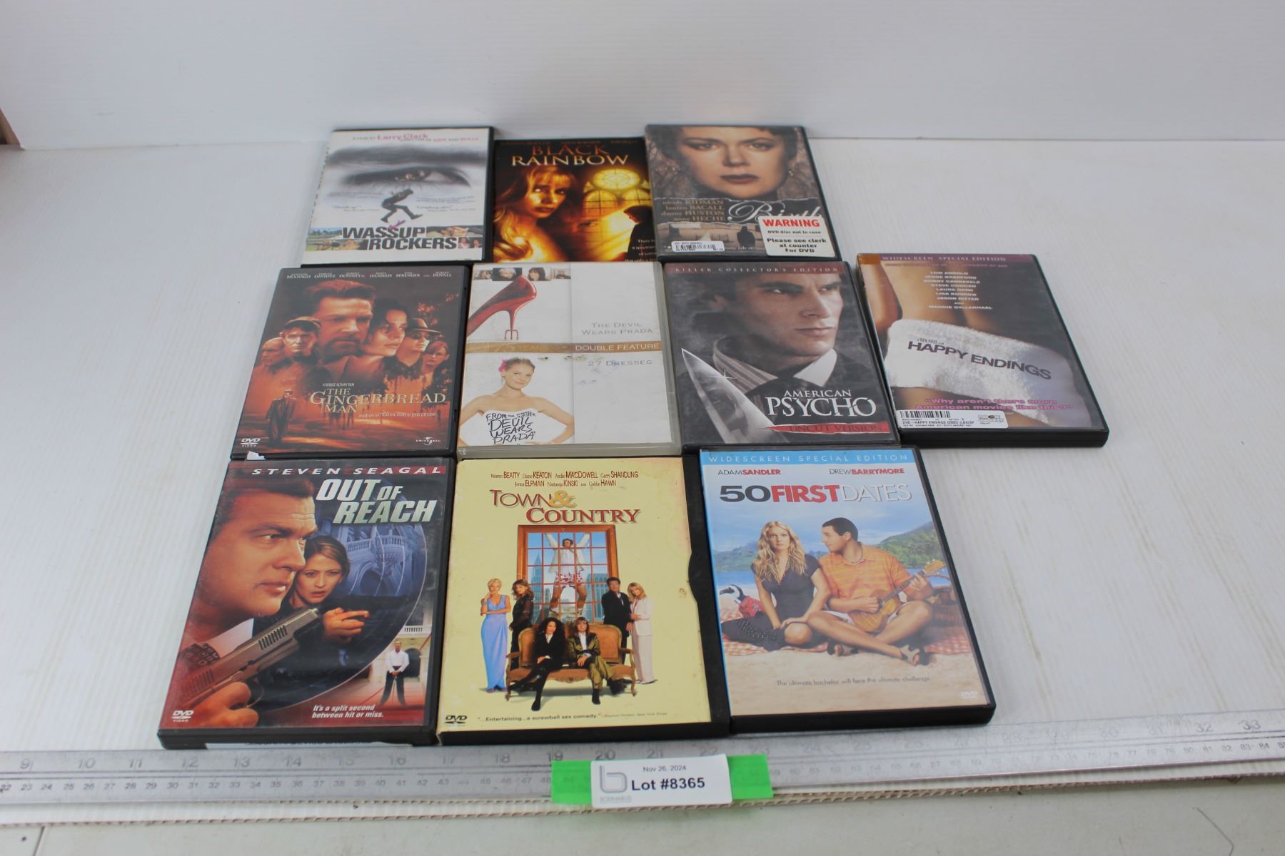 Dvd First Order (10) various DVDs, 50 First Dates, Out Of Reach, Misc. - Bodnarus ...