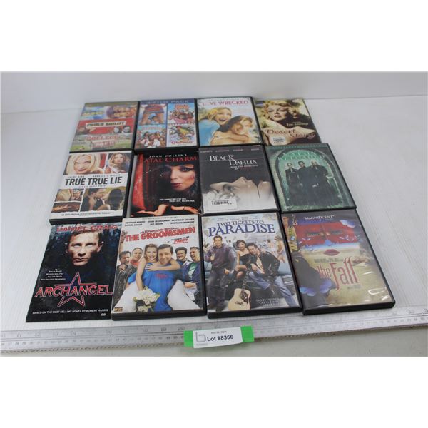 (9) Various DVDs, The Groomsmen, Two Tickets To Paradise, Misc.