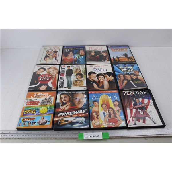 (12) various DVDs, The Man From Snowy River, Buying The Cow, Misc.