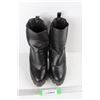 Image 4 : Streetwear Society Leather High Heel Boots-  Size 8