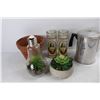 Image 2 : Lot Of Various Home Items, Flower Pots, Candles, Misc.