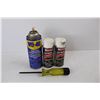 Image 2 : (1) Can Of WD- 40, Westward Robertson Screwdriver, Misc.