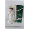 Image 1 : Porcelain Doll, 16'' Tall w/ Box- Box Is Damaged